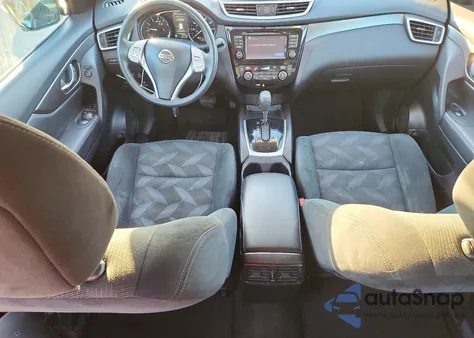 2015 Nissan Rogue S из США, поврежденный, VIN 5N1AT2MV4FC843683